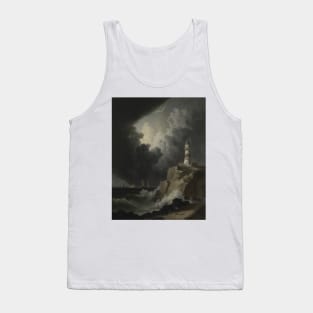 Lighthouse In A Storm Tank Top